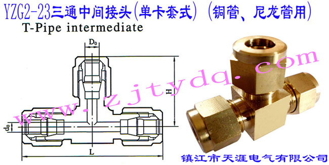 YZG2-23ͨg^(οʽ) (~)T-pipe Intermediate Connector