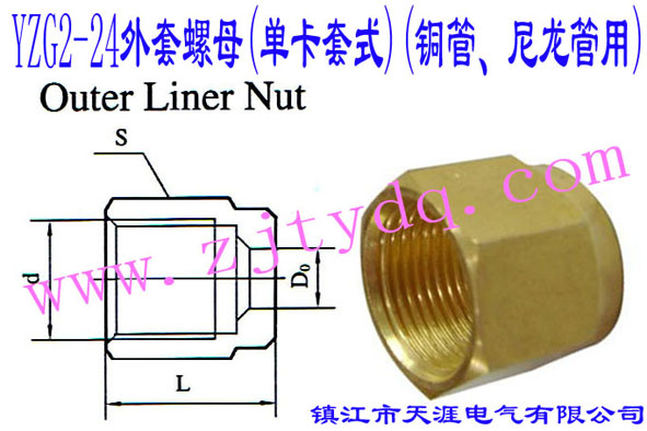 YZG2-24ĸ(οʽ)(~)Outer Liner Nut