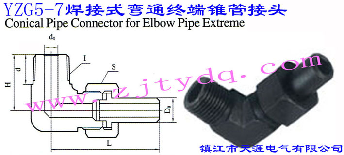 YZG5-7 ʽͨKFܽ^Concial Pipe Connector for Elbow Pipe Extreme